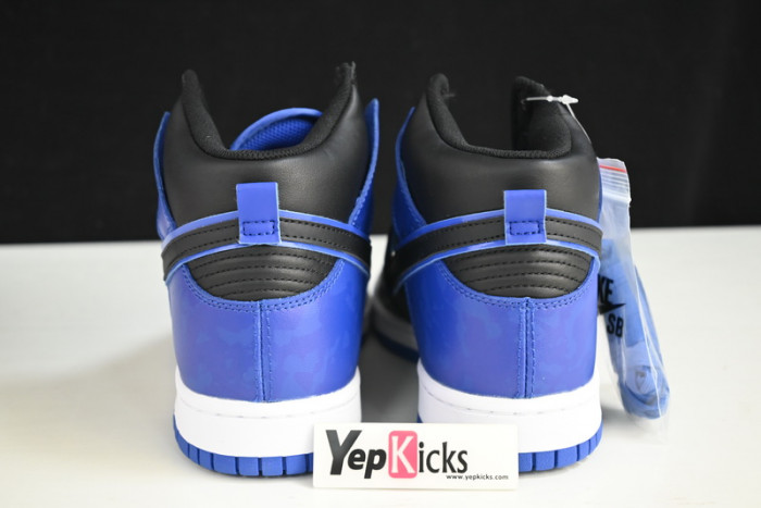 nike dunk high se camo black royal dd3359-001