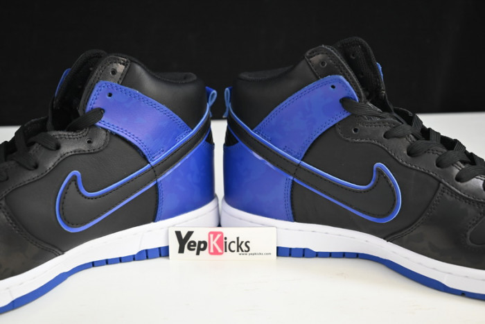 nike dunk high se camo black royal dd3359-001