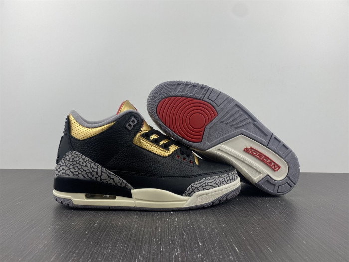 air jordan 3 “black gold” ck9246-067