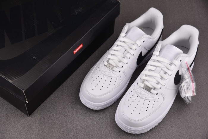 S*prem* Nike Air Force 1 Low White Black CU9225-102