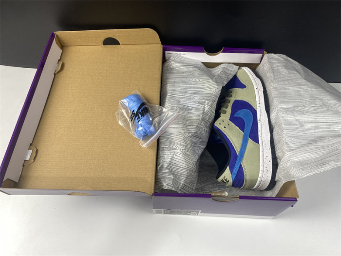 nike dunk low sb acg celadon bq6817-301