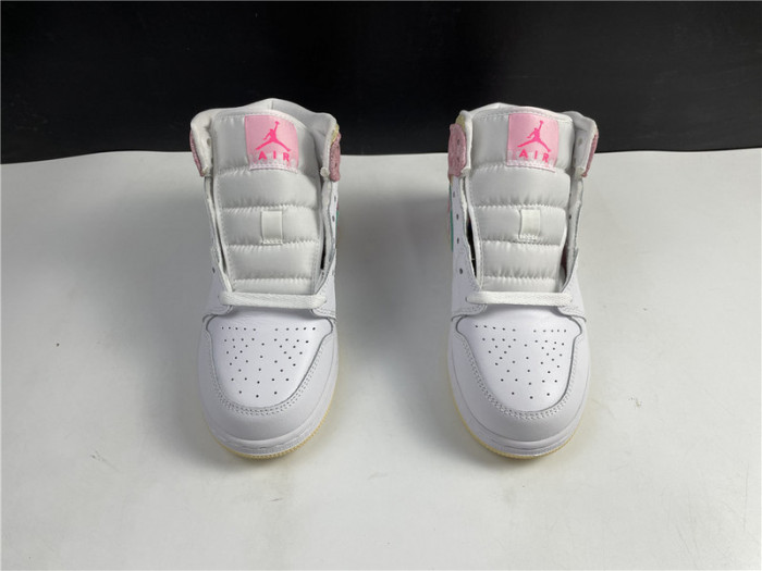 air jordan 1 mid pink ice-cream dd1666-100