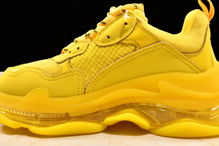 Ba*len*cia*ga TRIPLE S TRAINERS CLEAR SOLE TRAINER YELLOW W09O5 8126