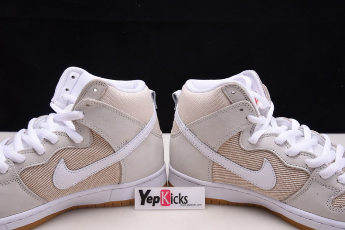 nike sb dunk high pro iso orange label unbleached natural da9626-100