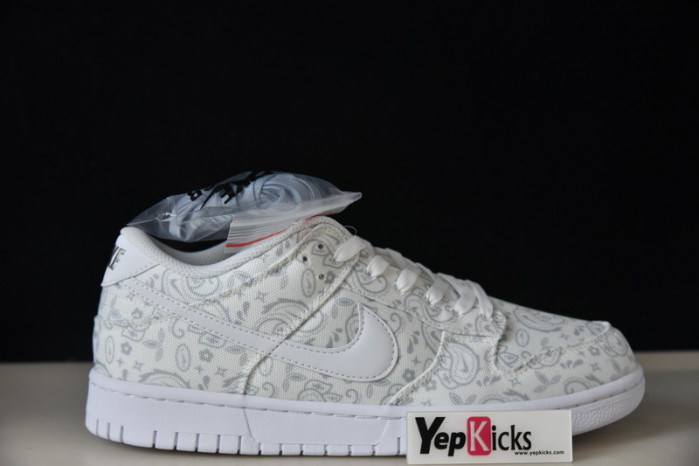 nike dunk low white paisley dj9955-100