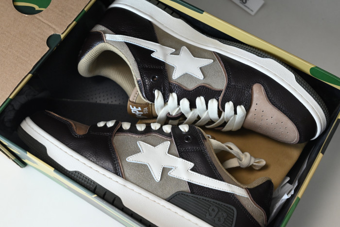 a bathing ape bape sta low brown b028