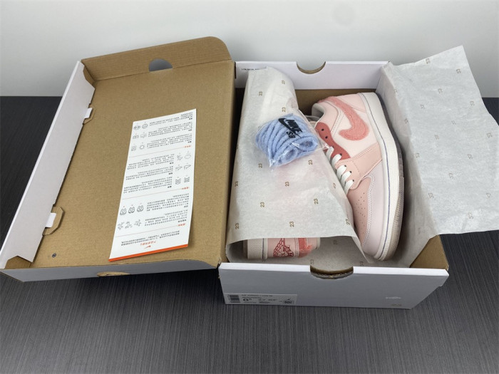 air jordan 1 low se mighty s*hers pink dm5443-666