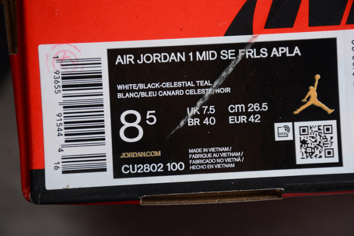 jordan 1 mid fearless F**etasm cu2802-100