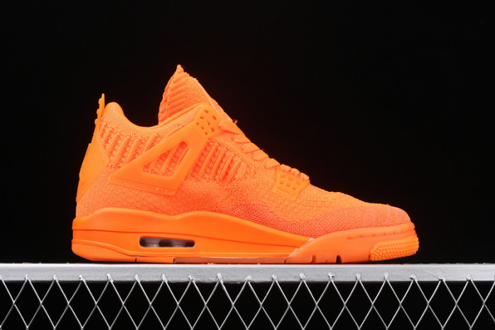 jordan 4 retro flyknit orange aq3559-800