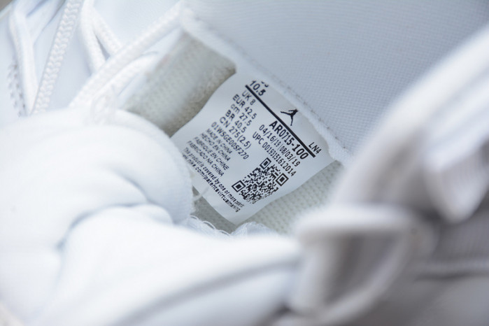 air jordan 11 retro white metallic silver ar0715-100