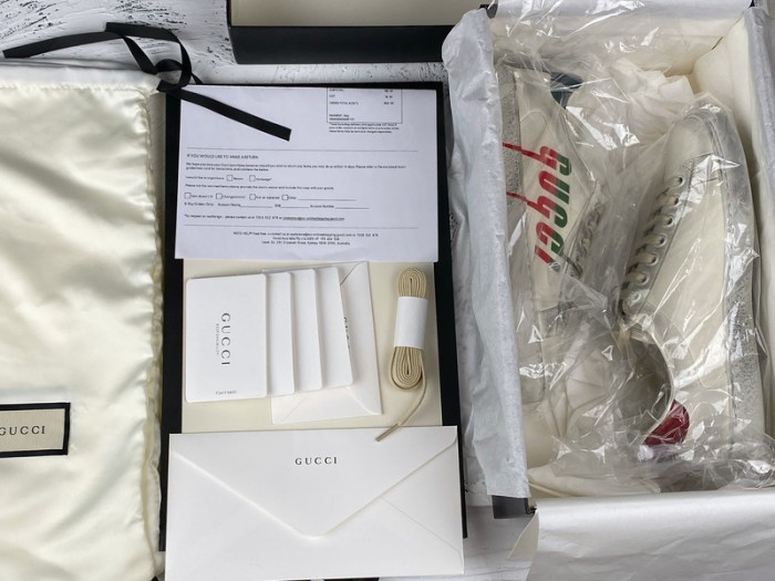 G*u*i LOW-TOP SNEAKER WHITE E1247