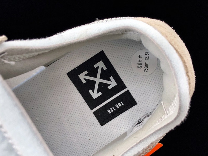 ow nike air force 1 low white ao4606 -100