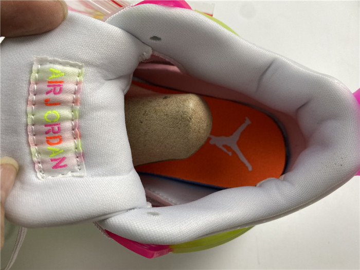 air jordan 4 gs “lemon venom” cv7808-100