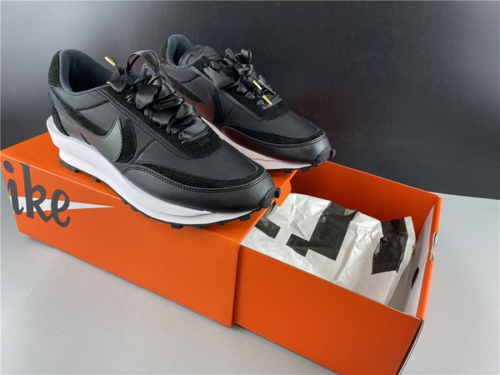 nike ld waffle sacai black nylon bv0073-0021