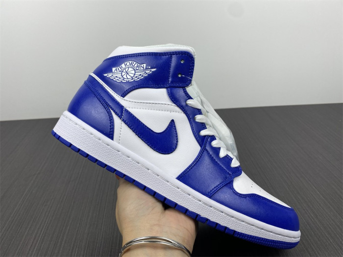 air jordan 1 mid kentucky blue bq6472-104