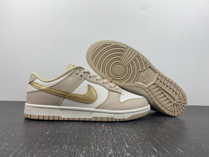 nike dunk low phantom metallic gold dx5930-001