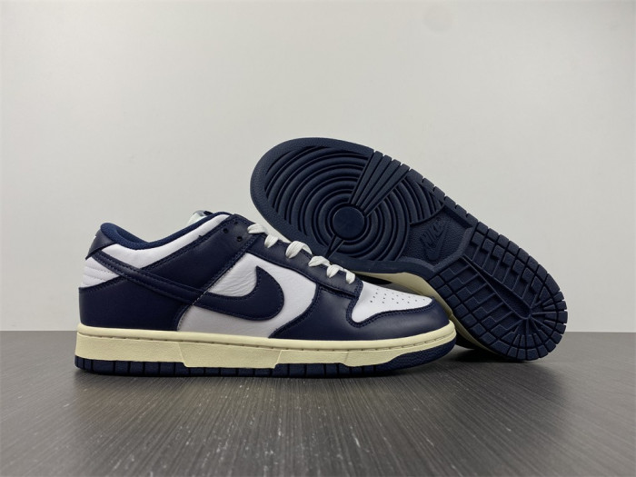 nike dunk low vintage navy dd1503-115
