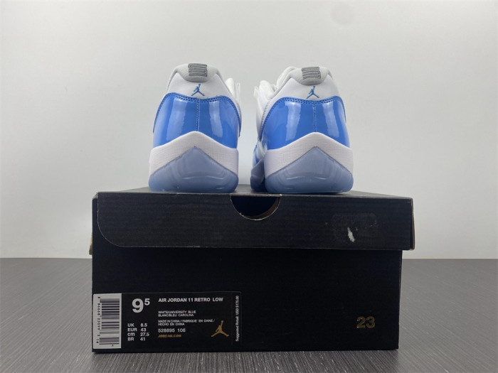air jordan 11 low “university blue” 528895-106